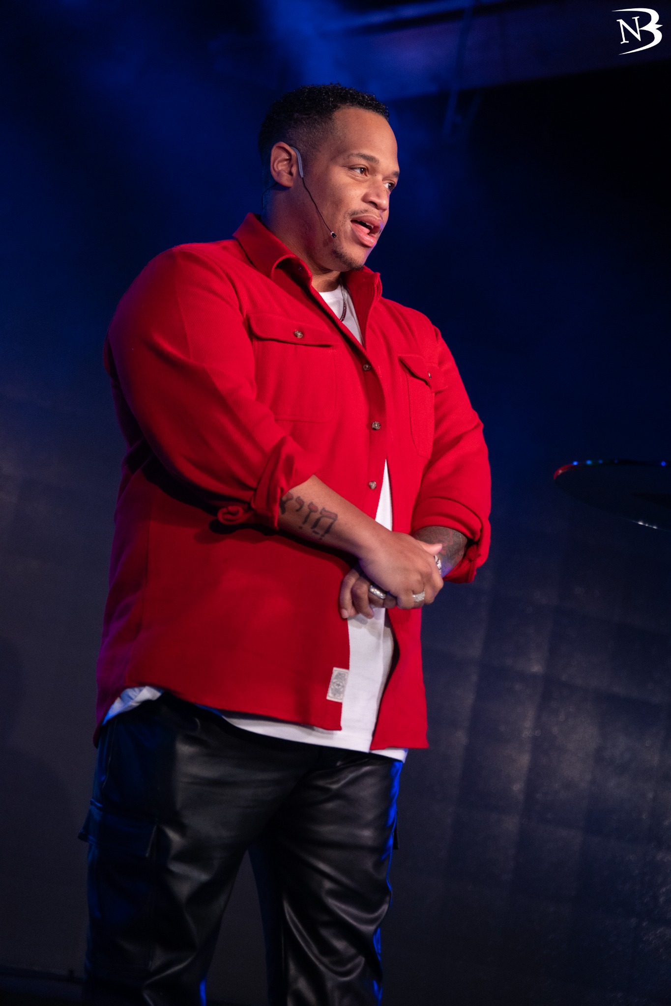 Robert H. Marshall Jr. speaking on stage